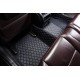 Black and Blue Stitching Luxury Leather Diamond Car Mats Canada