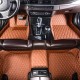 Brown Luxury Leather Diamond Car Floor Mats Canada