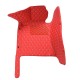 Red Luxury Leather Diamond Car Mats Canada