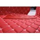 Red Luxury Leather Diamond Car Mats Canada