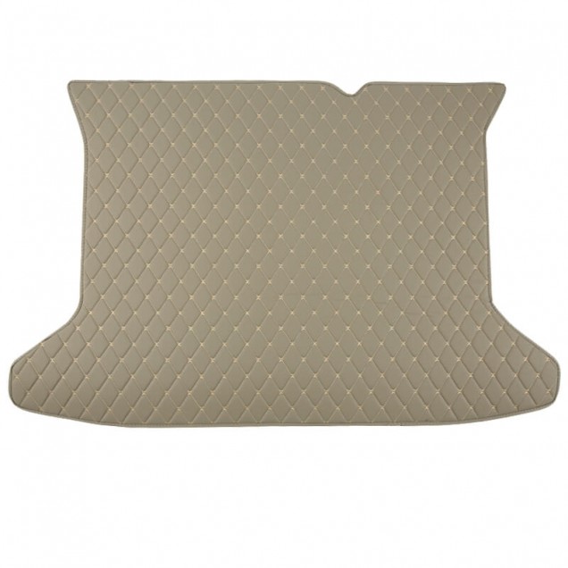 Grey Luxury Leather Diamond Trunk Base Mats Canada