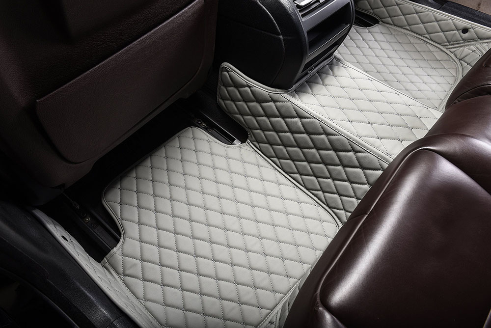 Grey Custom Diamonds Car Mats Canada